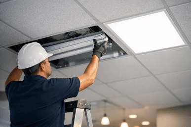 How to Replace Fluorescent Troffers