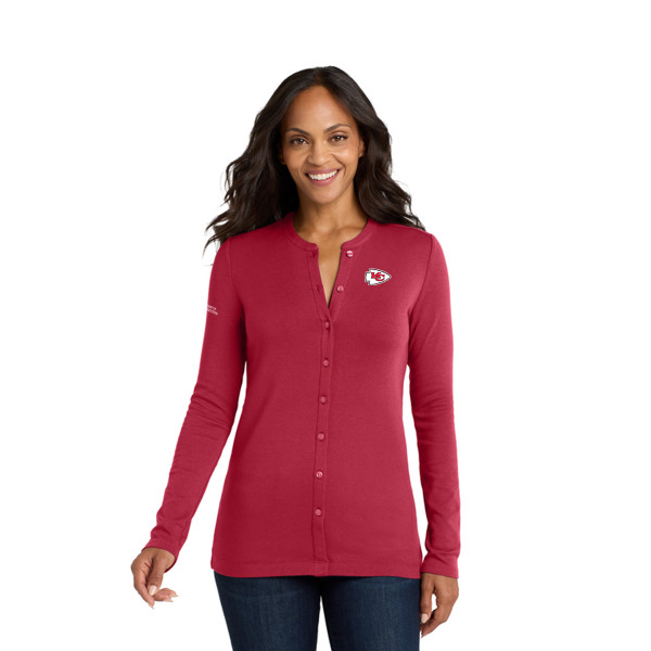 CHIEFS - Port Authority Women's Concept Stretch Button-Front Cardigan