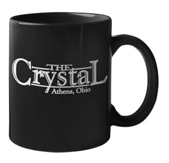 The Crystal Bar Athens, Ohio Black Coffee Mug Ohio University