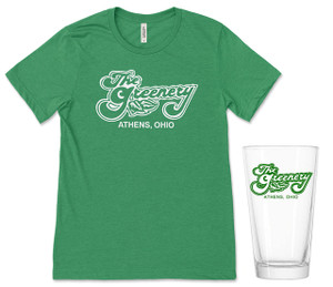 The Greenery Athens, Ohio T-Shirt & Pint Glass Bundle The Greenery Athens, Ohio T-Shirt & Pint Glass Bundle