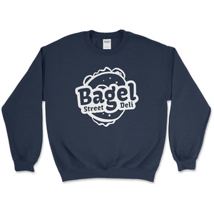 Bagel Street Deli Athens, Ohio Blue Unisex Crewneck Sweatshirt Bagel Street Deli Athens, Ohio Blue Unisex Crewneck Sweatshirt