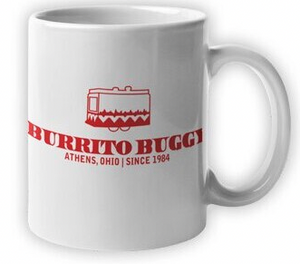 Burrito Buggy Athens, Ohio White Coffee Mug Burrito Buggy Athens, Ohio White Coffee Mug