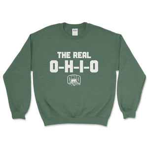 The Real OHIO | Ohio University Crewneck Sweatshirt - Green The Real OHIO | Ohio University Crewneck Sweatshirt - Green