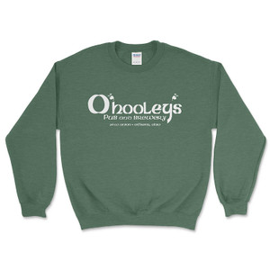 O'Hooley's Pub Athens, Ohio Crewneck Green Sweatshirt O'Hooley's Pub Athens, Ohio Crewneck Green Sweatshirt