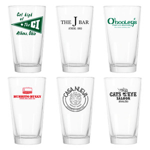 Mix and Match- Set of 6 Athens, Ohio Pint Glasses Mix and Match- Set of 6 Athens, Ohio Pint Glasses