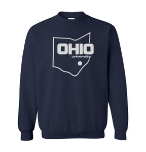 Ohio University 1979 Vintage State Silhouette Crewneck Ohio University 1979 Vintage State Silhouette Crewneck
