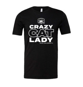 Ohio University Crazy Cat Lady T-shirt Ohio University Crazy Cat Lady T-shirt