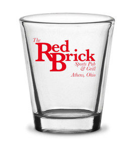 Red Brick Tavern Athens, Ohio Shot Glass Red Brick Tavern Athens, Ohio Shot Glass