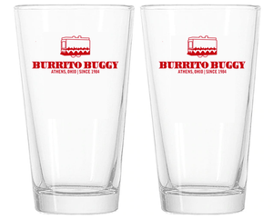 Burrito Buggy Athens, Ohio Pint Glasses - Set of 2