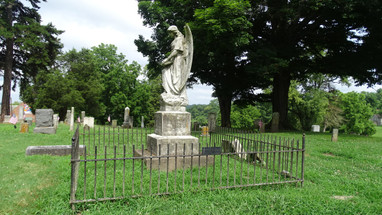 The Weeping Angel of The West State Street Cemetery  The Weeping Angel of The West State Street Cemetery