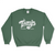 Tony's Tavern Athens, Ohio Skull Logo Crewneck Green Sweatshirt
