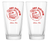 The Pigskin Bar Athens, Ohio Pint Glasses - Set of 2 - Ohio University