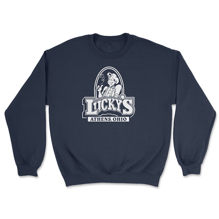 Lucky's Sports Tavern Athens, Ohio Crewneck Sweatshirt  - Ohio University