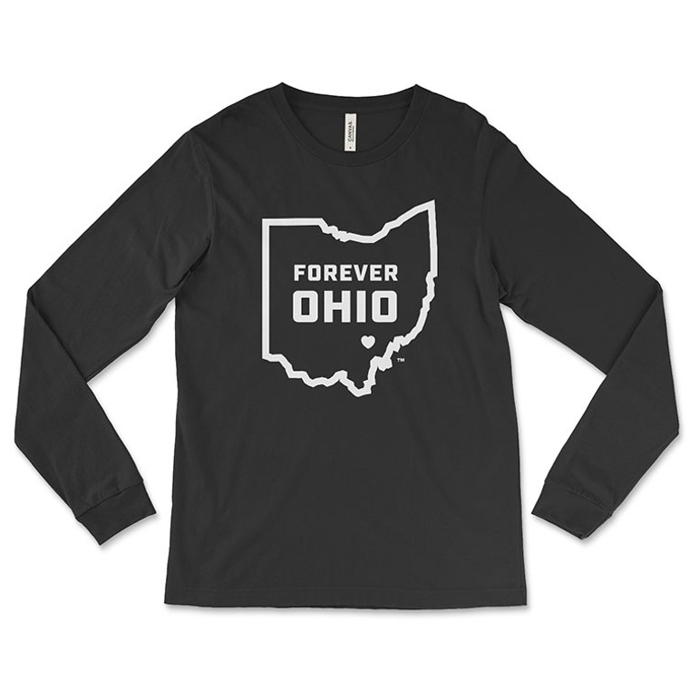 Printed in Athens, Ohio - Ohio University black long sleeve T-shirt 
Athens, Ohio T-shirt 