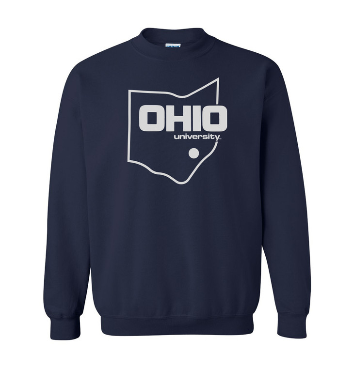 Ohio University 1979 Vintage State Silhouette Crewneck