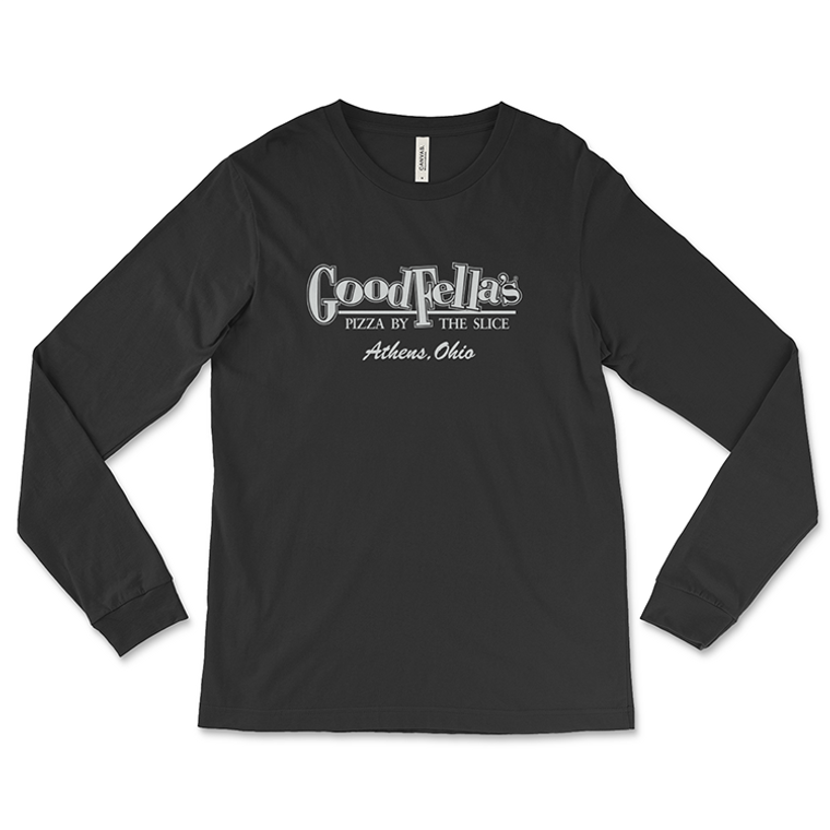 Goodfella's Pizza Athens, Ohio Black Long-Sleeved T-Shirt  - Ohio University