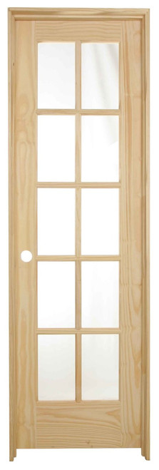 24 x 6'8 10 Lite Pine Interior Door