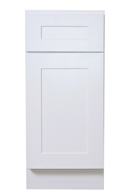 white shaker front view