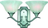 2 Light Dover Wall Sconce, Satin Nickel