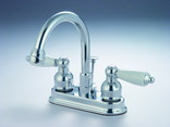 Two Handle Laundry/Bar Faucet, Chrome