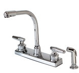 121927 Non-Metallic Two Handle  Faucet, Chrome