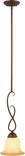 Bennington Mini Pendant, Antique Bronze
