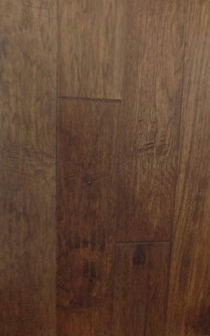 American Hickory Chestnut Handscraped Engineered Wood 3/8" x 5" x 48" Random Length