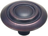 1 1/4-in Scroll Cabinet Knob, Classic Bronze