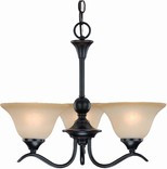 Dover 3 Light Chandelier, Classic Bronze