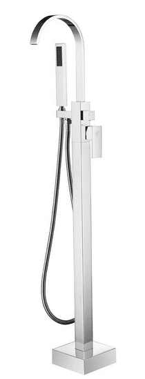 Lotus Free Standing Faucet in Chrome