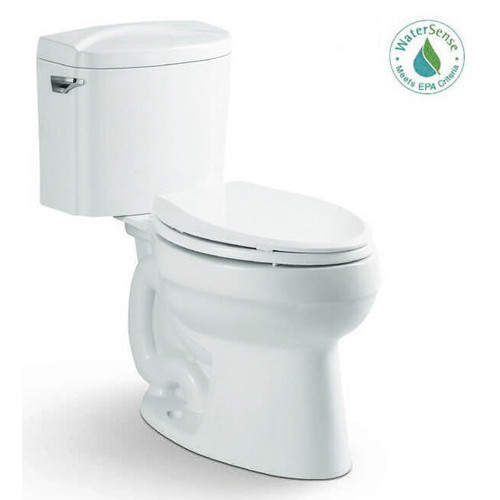 Siphonic Two-Piece Oval Toilet