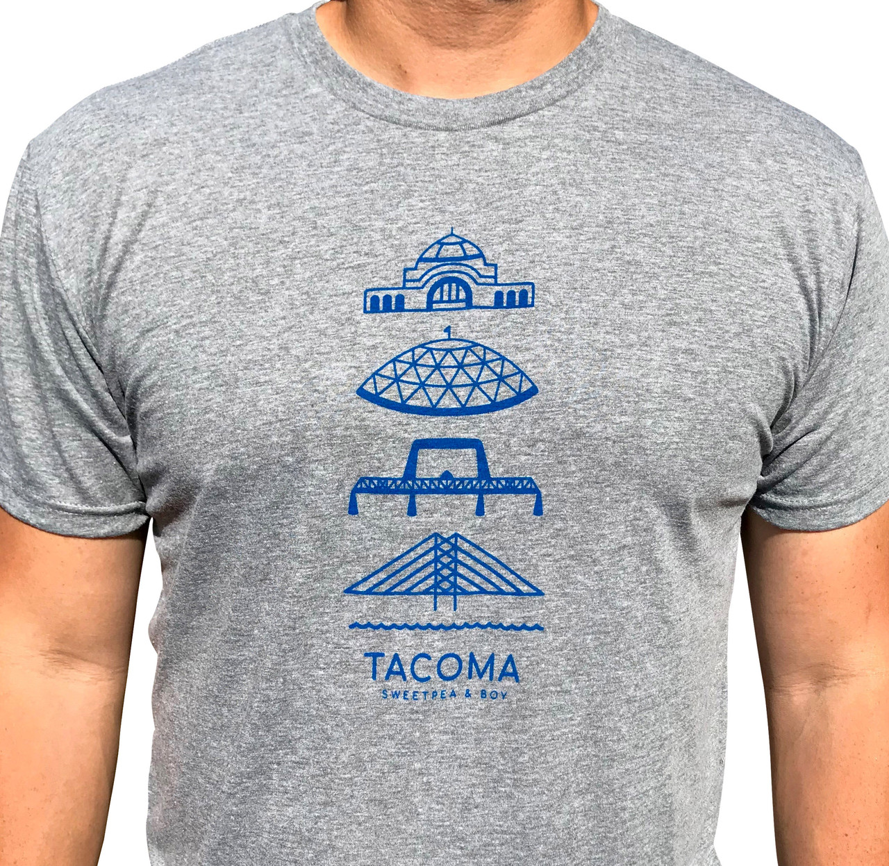 Tacoma Union Station Mens Unisex T Shirt Sweetpea Boy