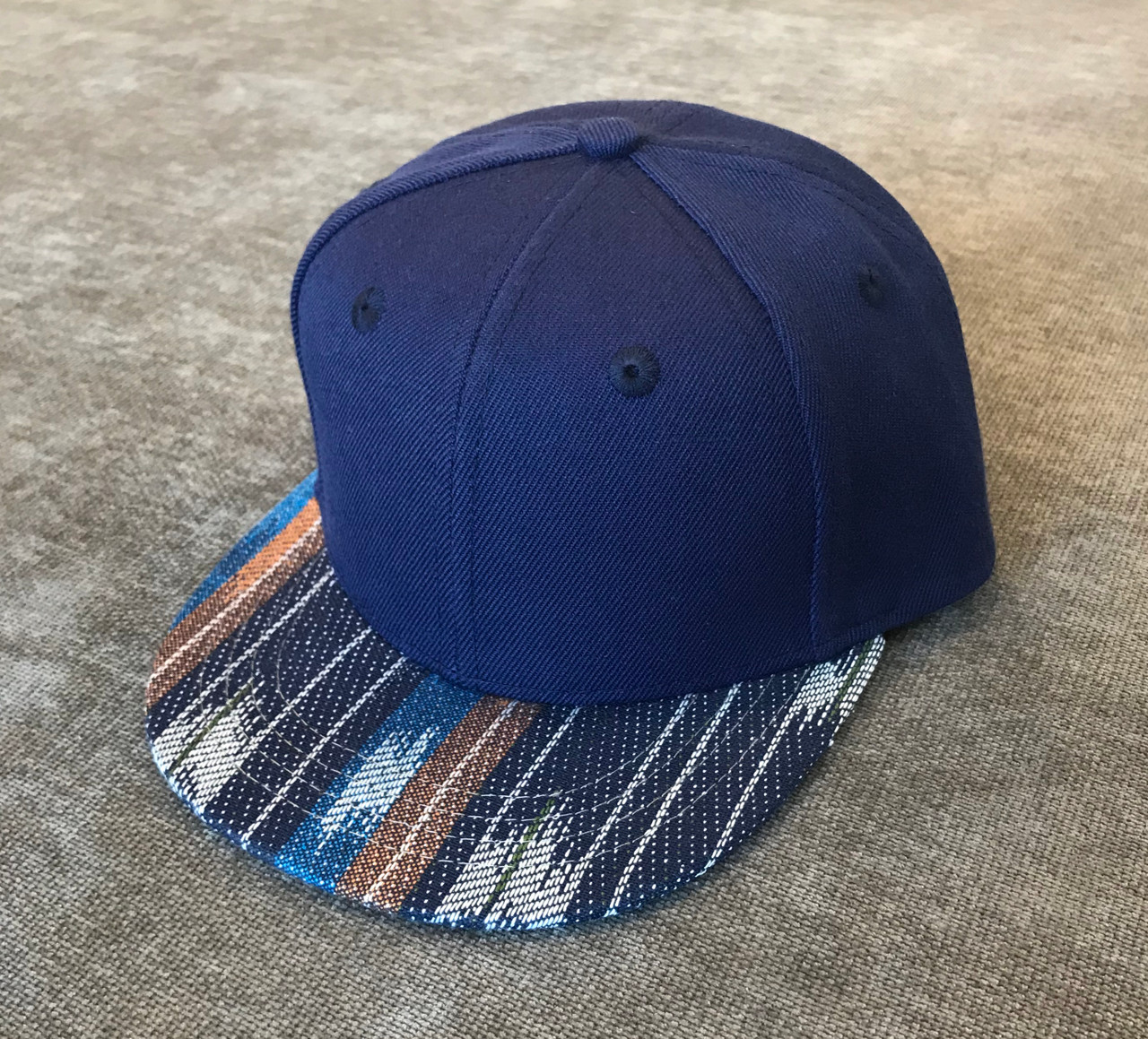 Serape Dark Blue toddler trucker hat 