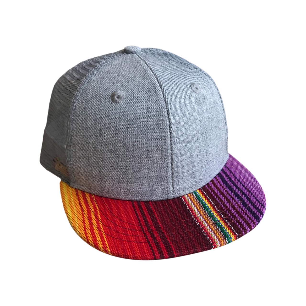 Serape Purple Striped toddler trucker 