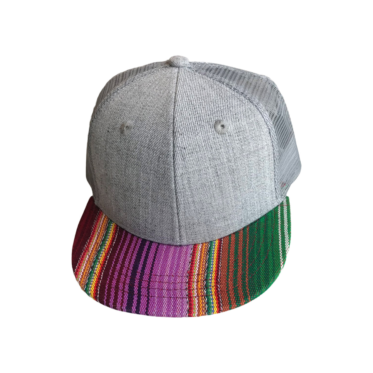 Serape Purple Striped toddler trucker 