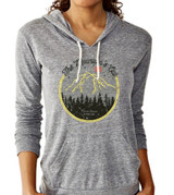 The Mountain is Out womens lightweight hoodie