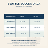 Seattle Soccer Orca toddler & kids t-shirt – Heather Grey