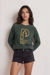 Fir Tree PNW unisex crewneck sweatshirt