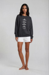 Tacoma Union Station Tri-Black unisex crewneck sweatshirt