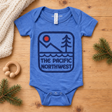 Retro Pacific Northwest Baby One-Piece