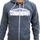 Seattle Kingdome mens/unisex zip hoodie