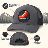 Vintage Tacoma Gray adult trucker hat