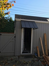  Side door awning for our garage