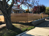 Front yard horizontal fence