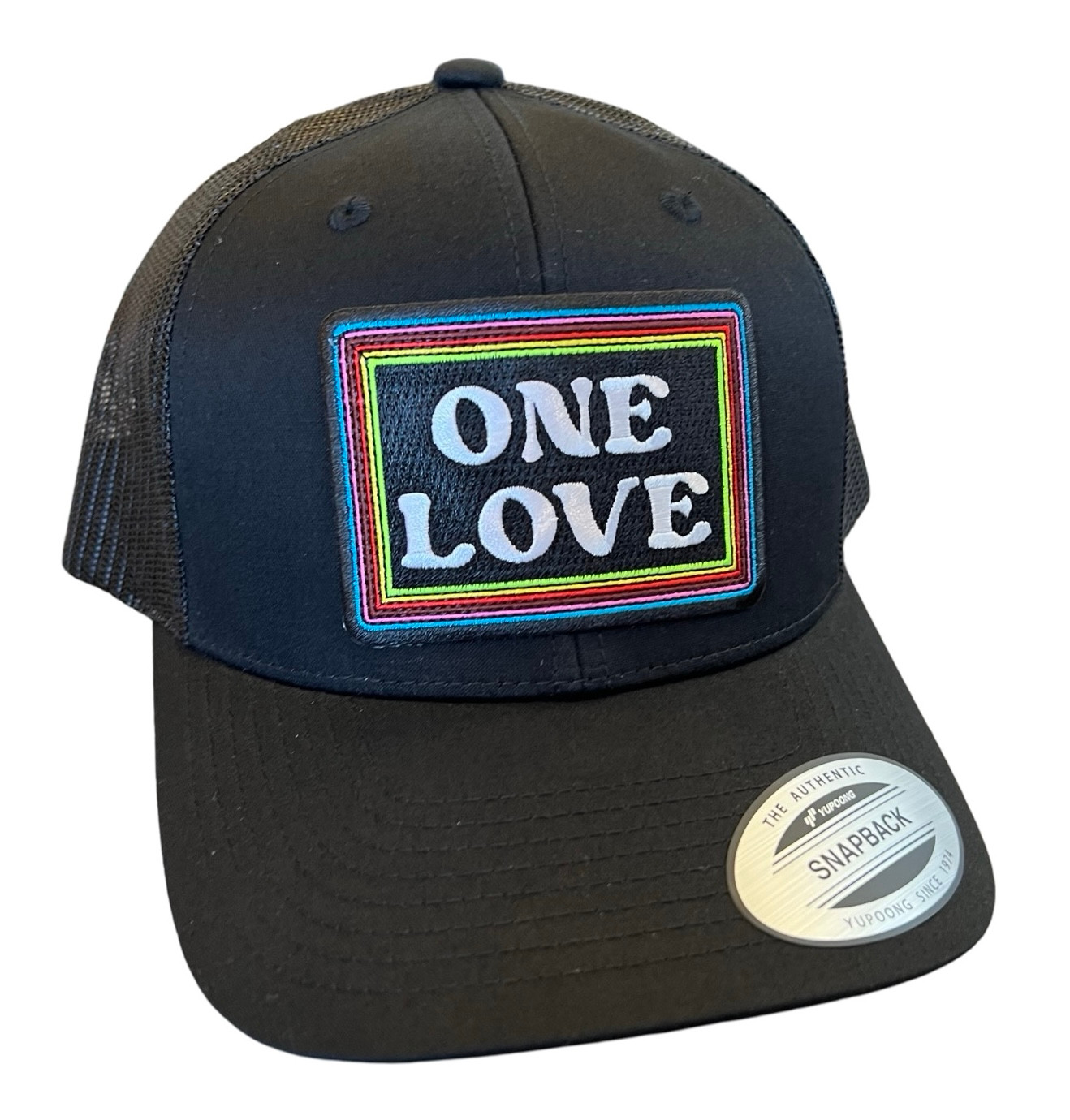 One Love adult trucker hat | Sweetpea and Boy