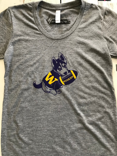 Husky Pup Womens T Shirt