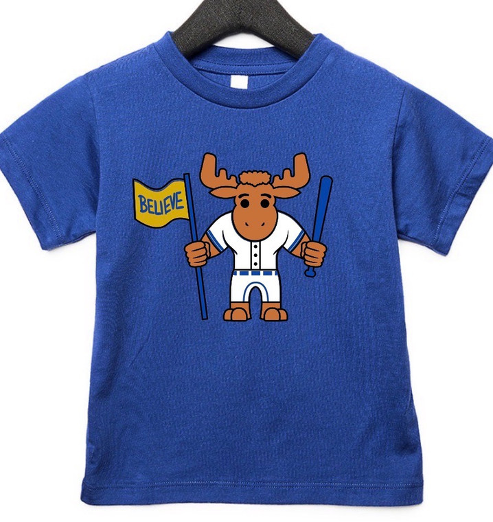 Seattle Believe Moose unisex baby and kids t-shirt