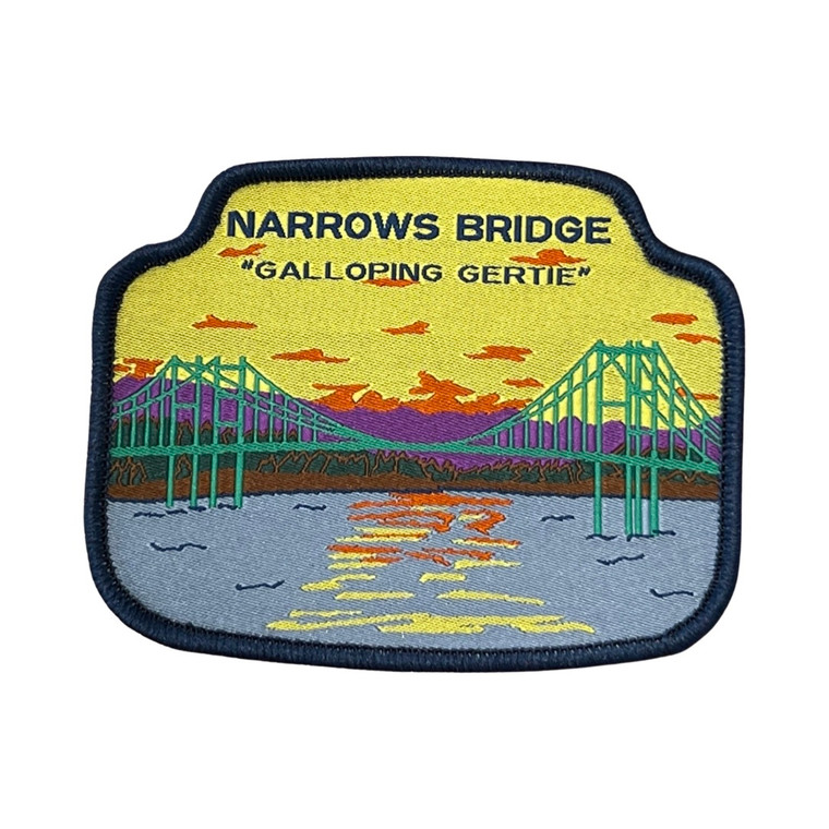 Tacoma Narrows Bridge iron on patch