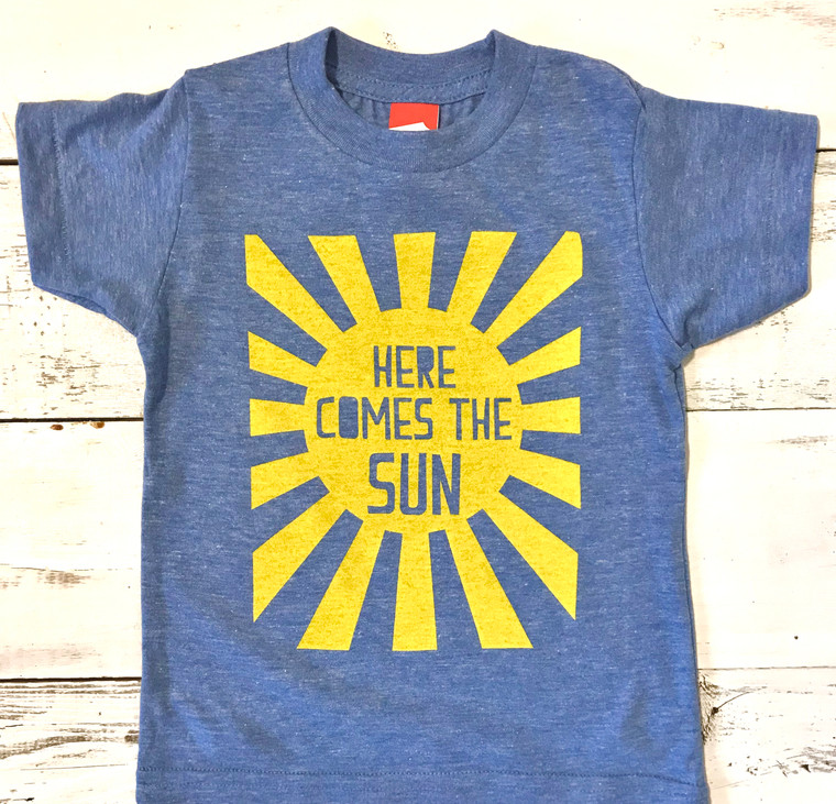 Here comes the sun kids t-shirt