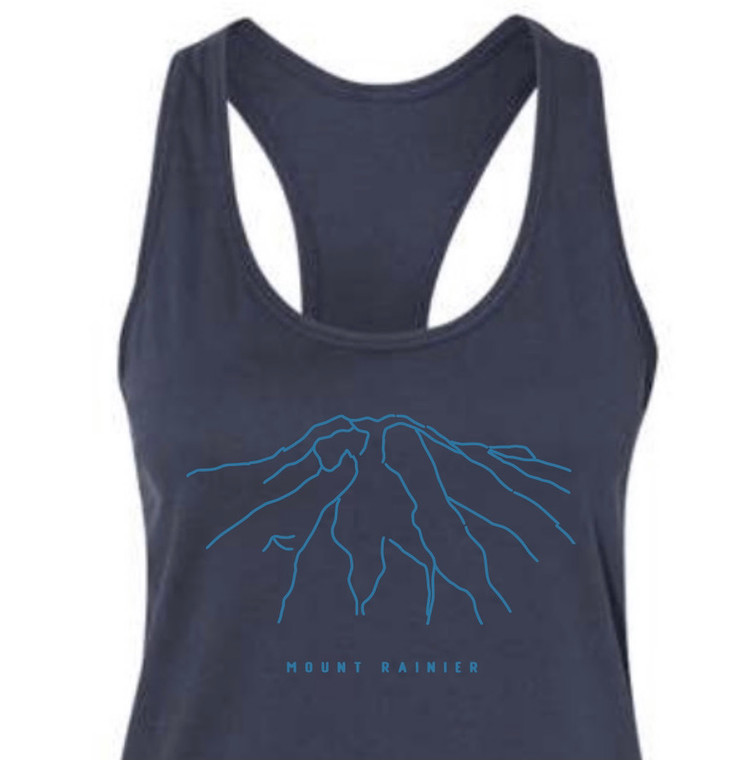 Summit Mount Rainier womens tank top